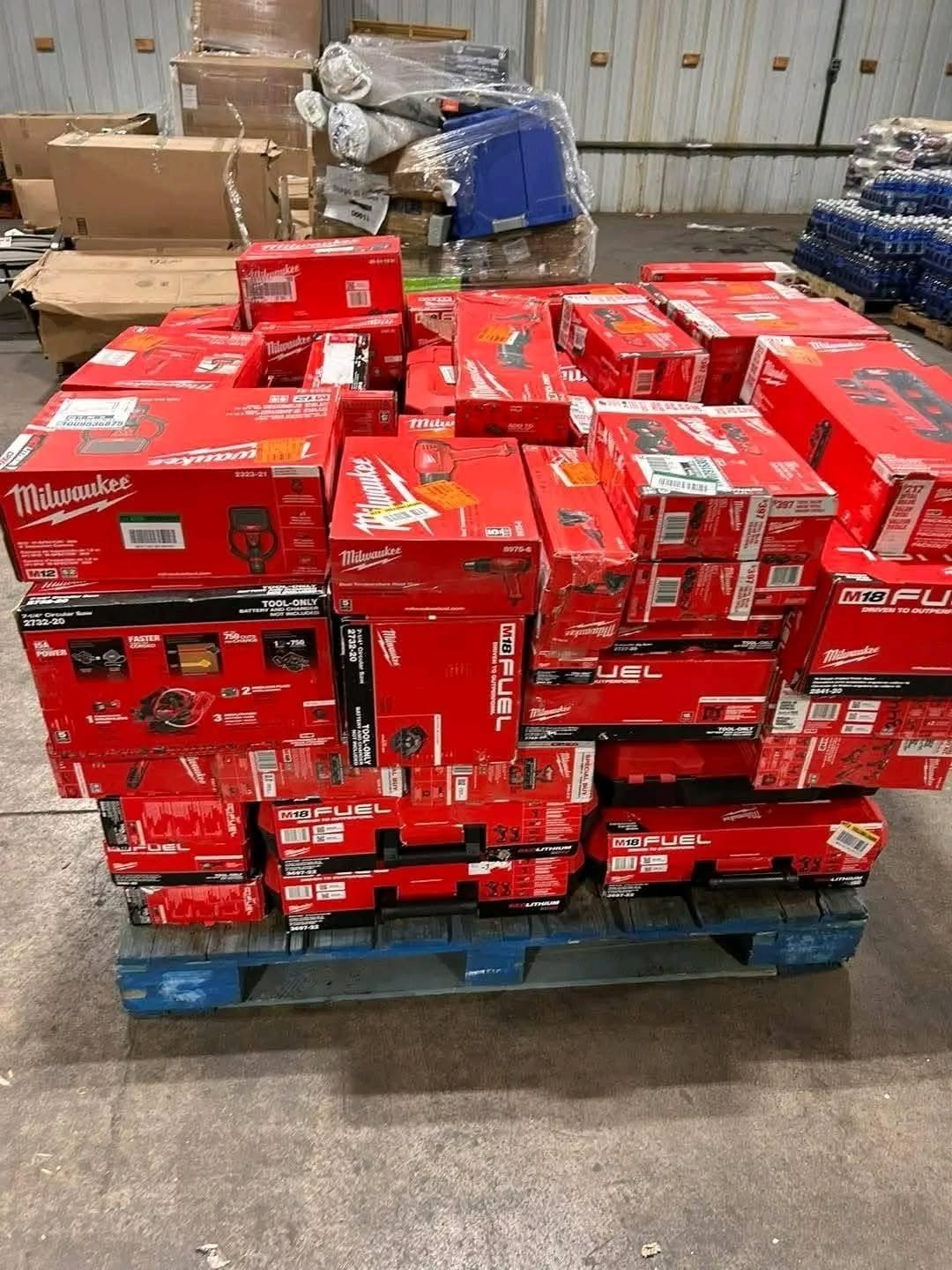 Milwaukee Tools Pallet (30 Tools Per Pallet)