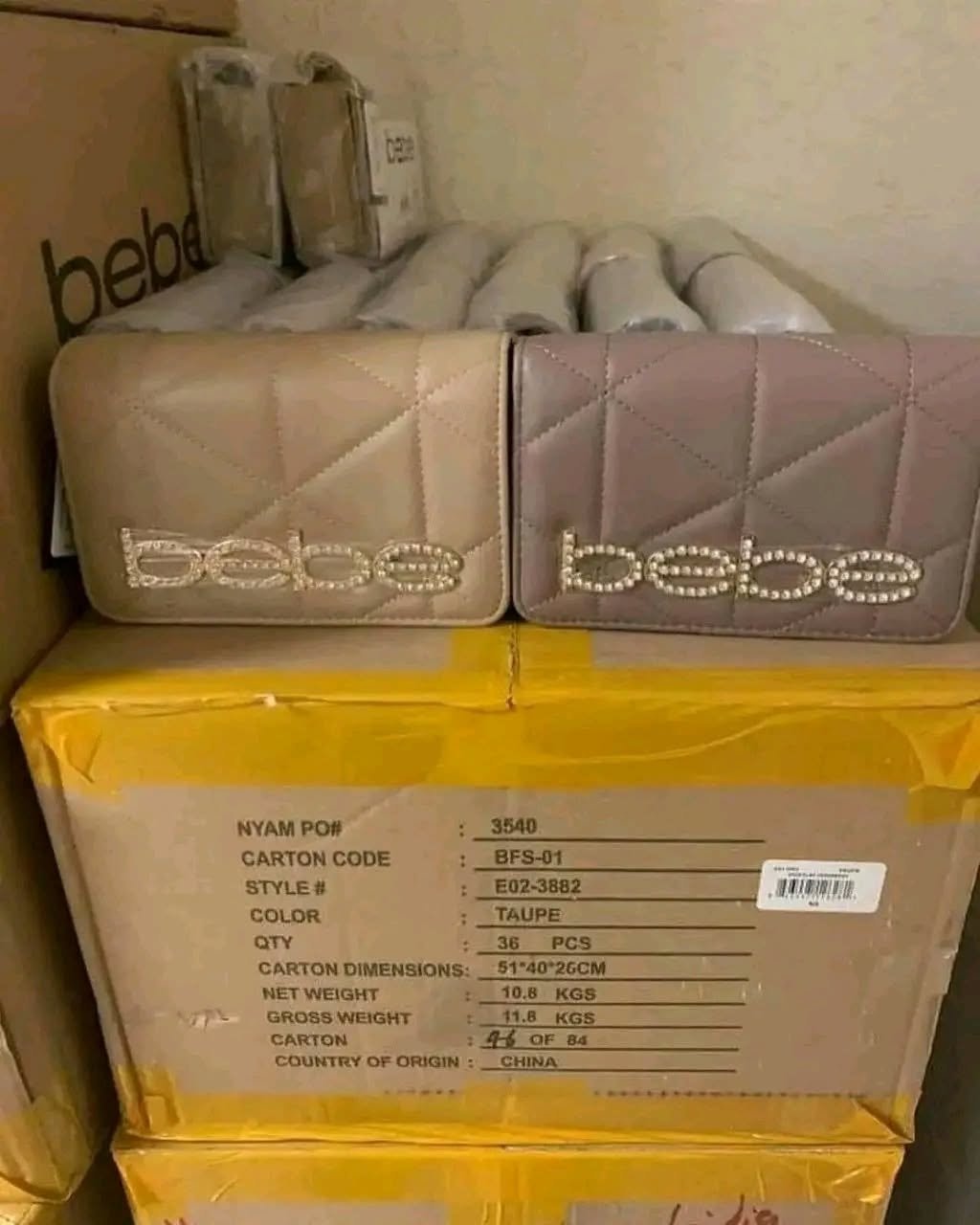 Bebe Handbags Pallet (200 Pieces Per Pallet) - Image 5